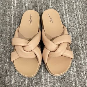 Universal Thread (Target) Slides/Sandals - Nude